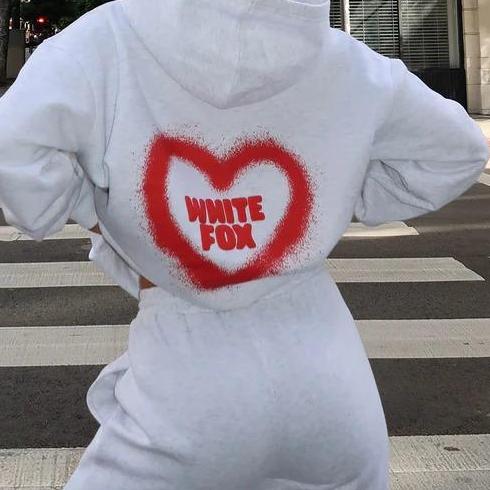 White Fox Hoodie